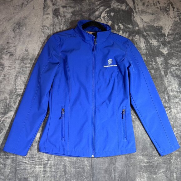 HSHS Medicl Group Blue Jacket, Zip, Front, Ladies Jacket from Port Authority Siz - Picture 1 of 8